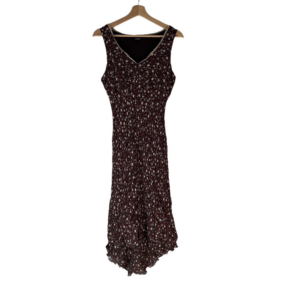 Jacob Black and White Midi Dress